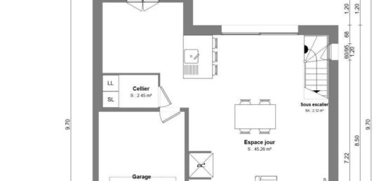Maison neuve à , Hérault