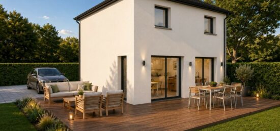 Maison neuve à , Somme