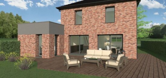 Maison neuve à , Nord