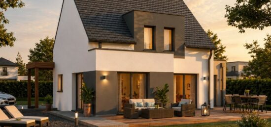 Maison neuve à Muzillac, Bretagne
