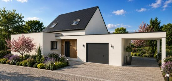 Maison neuve à La Gacilly, Bretagne
