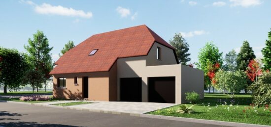 Maison neuve à , Bas-Rhin