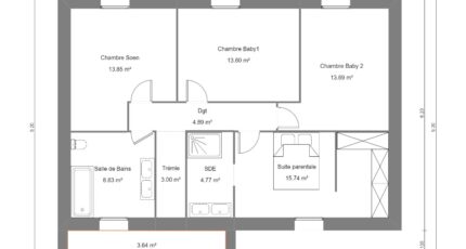 Marcoing Maison neuve - 2558579-7246modele820230110s3tG6.jpeg Maisons France Confort