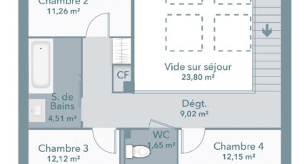 Villeneuve-lès-Béziers Maison neuve - 2552950-4586modele920190717I3oEa.jpeg Maisons France Confort