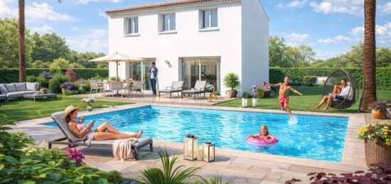 Maison neuve à Villecroze, Provence-Alpes-Côte d'Azur