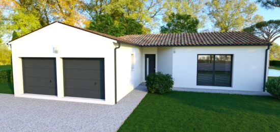 Maison neuve à Nancras, Nouvelle-Aquitaine