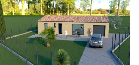 Maison neuve à Villalier, Occitanie