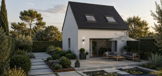 Maison neuve à Pluvigner, Bretagne