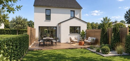 Maison neuve à Nouvoitou, Bretagne