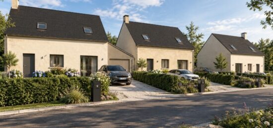 Maison neuve à La Baussaine, Bretagne