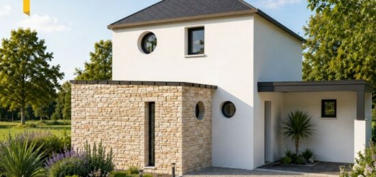 Maison neuve à Quimperlé, Bretagne