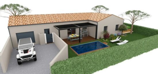 Maison neuve à Bédarieux, Occitanie