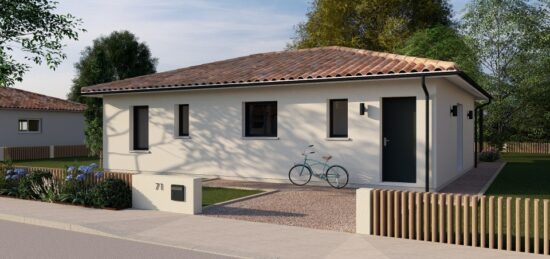 Maison neuve à Salles, Nouvelle-Aquitaine