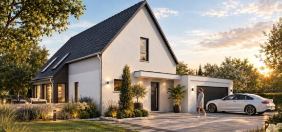 Maison neuve à , Bas-Rhin