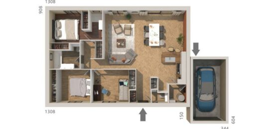 Maison neuve à , Bouches-du-Rhône