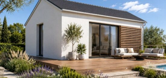 Maison neuve à Peillac, Bretagne