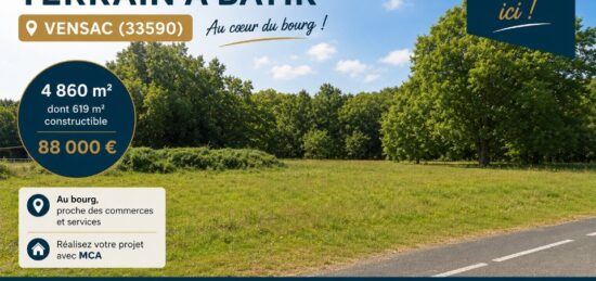 Terrain à bâtir à Vensac, Nouvelle-Aquitaine