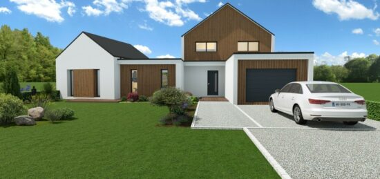 Maison neuve à Bourgbarré, Bretagne
