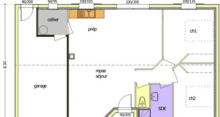 Grosbreuil Maison neuve - 2646231-255474_bouleau-2ch-garage-a-gauche.jpg Maisons France Confort