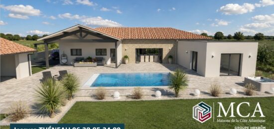 Maison neuve à Saugnac-et-Cambran, Nouvelle-Aquitaine