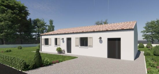 Maison neuve à Mazeray, Nouvelle-Aquitaine