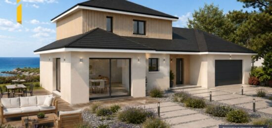 Maison neuve à Camors, Bretagne