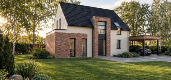 Maison neuve à Sains-en-Gohelle, Hauts-de-France