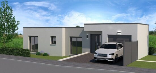 Maison neuve à Boust, Grand Est