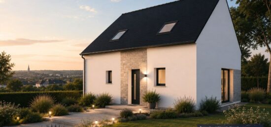 Maison neuve à Séné, Bretagne