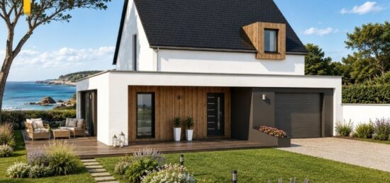 Maison neuve à Plougonvelin, Bretagne