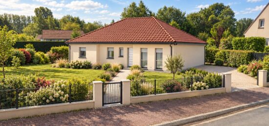 Maison neuve à Estréelles, Hauts-de-France