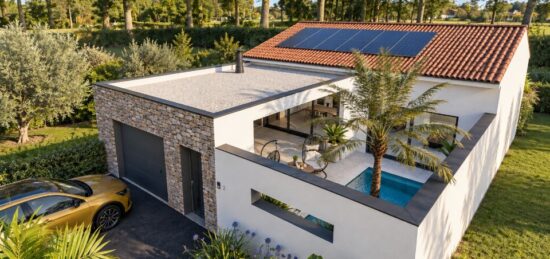 Maison neuve à Elne, Occitanie