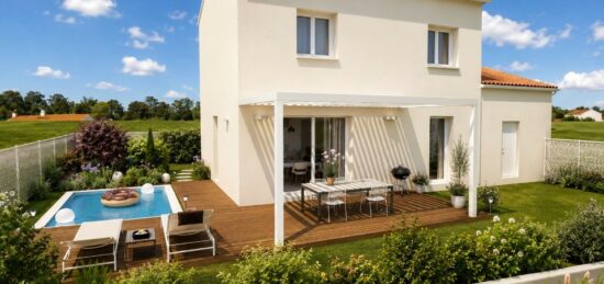 Maison neuve à Marcilloles, Auvergne-Rhône-Alpes
