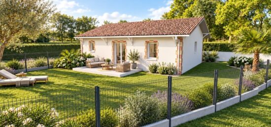 Maison neuve à Bias, Nouvelle-Aquitaine