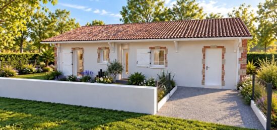 Maison neuve à Bias, Nouvelle-Aquitaine