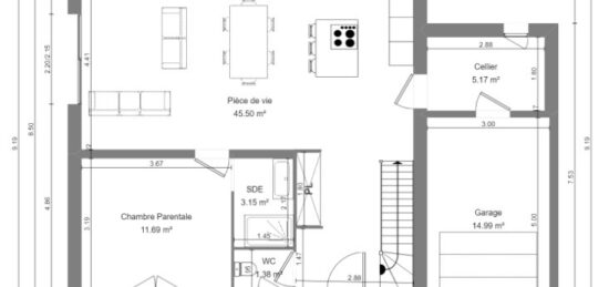 Maison neuve à , Cher