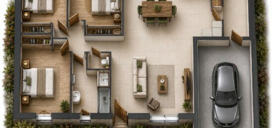 Maison neuve à , Indre-et-Loire