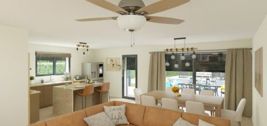 Maison neuve à Rochefort-du-Gard, Occitanie