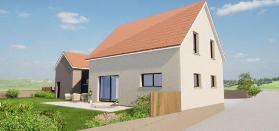 Maison neuve à , Bas-Rhin