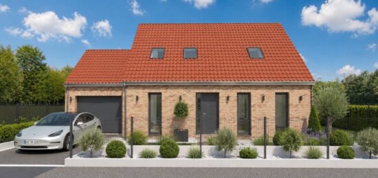 Maison neuve à Tourmignies, Hauts-de-France