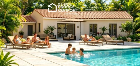 Maison neuve à Saint-Jean-de-Cuculles, Occitanie