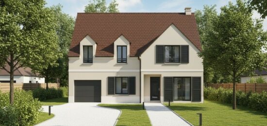 Maison neuve à Thoiry, Île-de-France