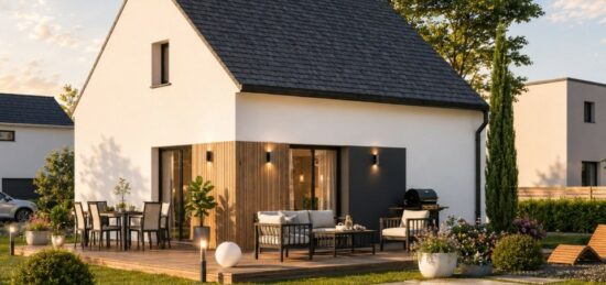 Maison neuve à Évran, Bretagne