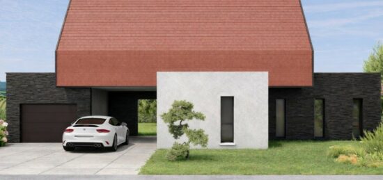 Maison neuve à , Bas-Rhin