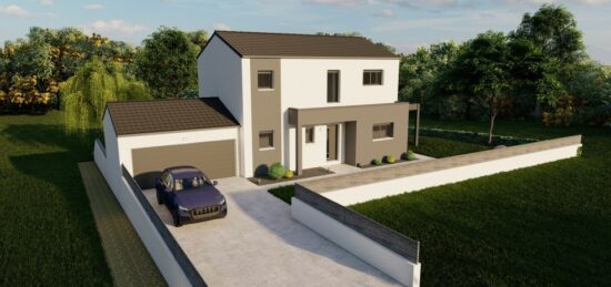 Maison neuve à Boust, Grand Est