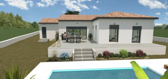 Maison neuve à Saint-Ambroix, Occitanie