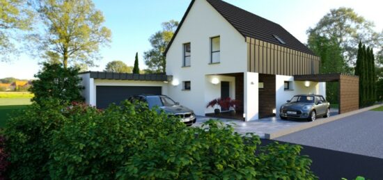Maison neuve à Schnersheim, Grand Est