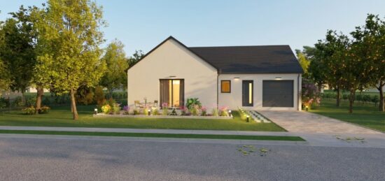 Maison neuve à Saint-Antoine-du-Rocher, Centre-Val de Loire