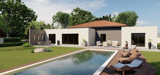 Maison neuve à Saint-Quentin-de-Baron, Nouvelle-Aquitaine