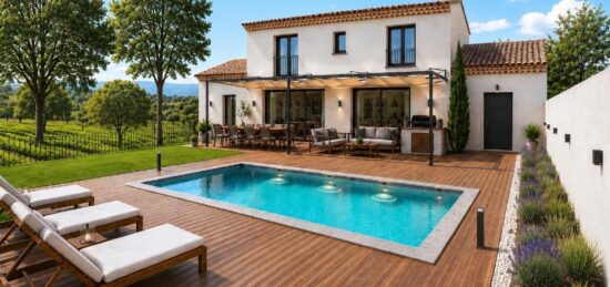 Maison neuve à Puyricard, Provence-Alpes-Côte d'Azur